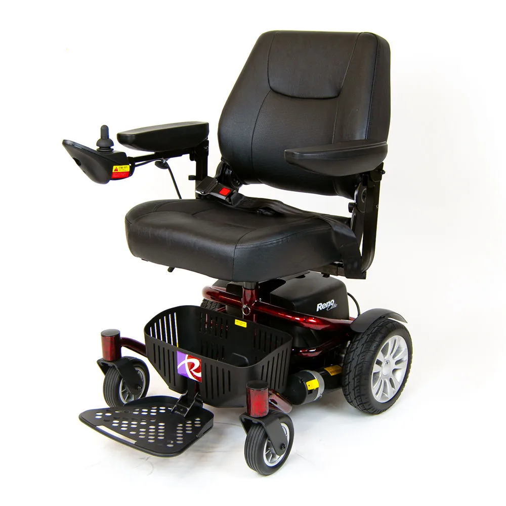 Roma Reno Elite Powerchair with Captain Seat in Red.jpg